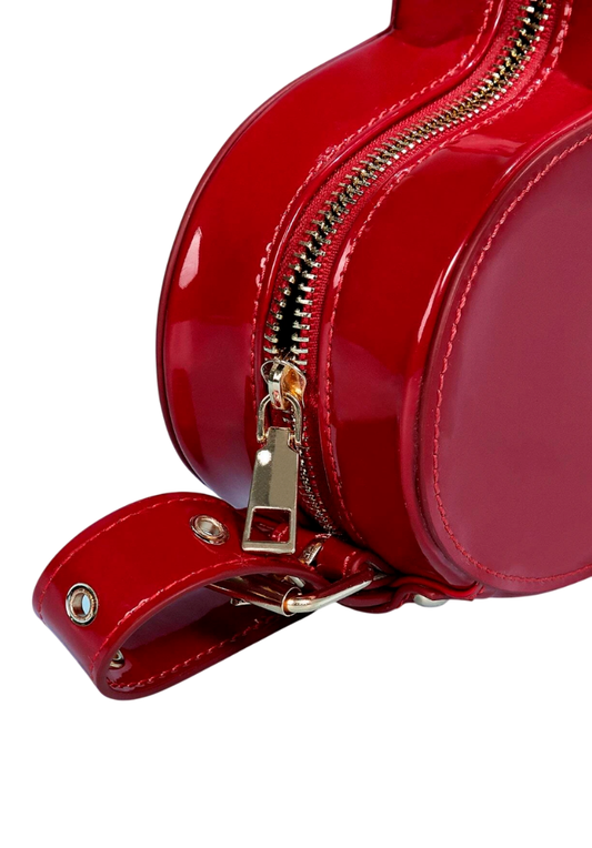 Cartera corazón roja