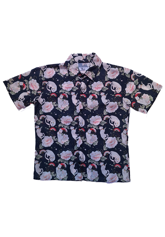 Camisa Gatos y Rosas