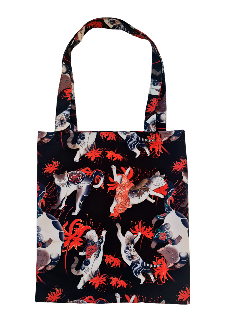 Tote bag gatos tatuados