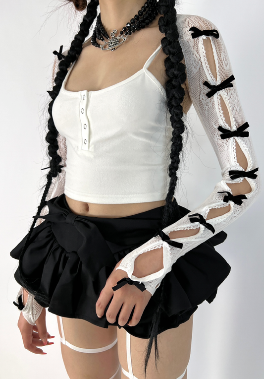 Mangas lolita con lazos