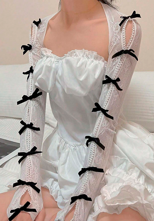 Mangas lolita con lazos