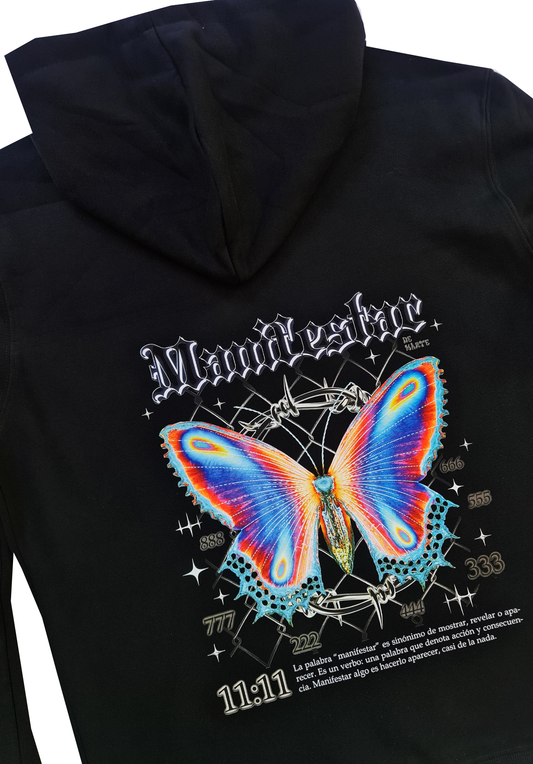 Poleron Mariposa Manifestar | Estilo espiritual cósmico Numerologia