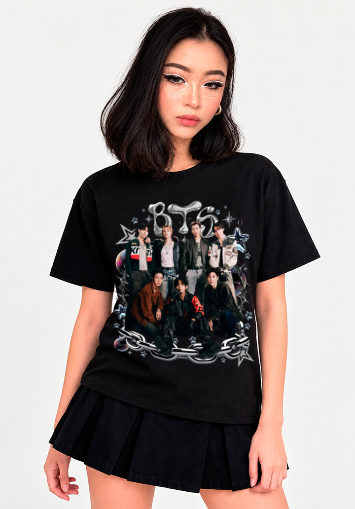 Polera BTS | K-Pop Y2K Dark Streetwear