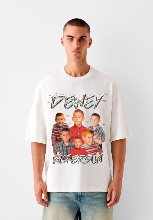 Polera Dewey Wilkerson Malcolm – Estilo streetwear Nostalgia TV
