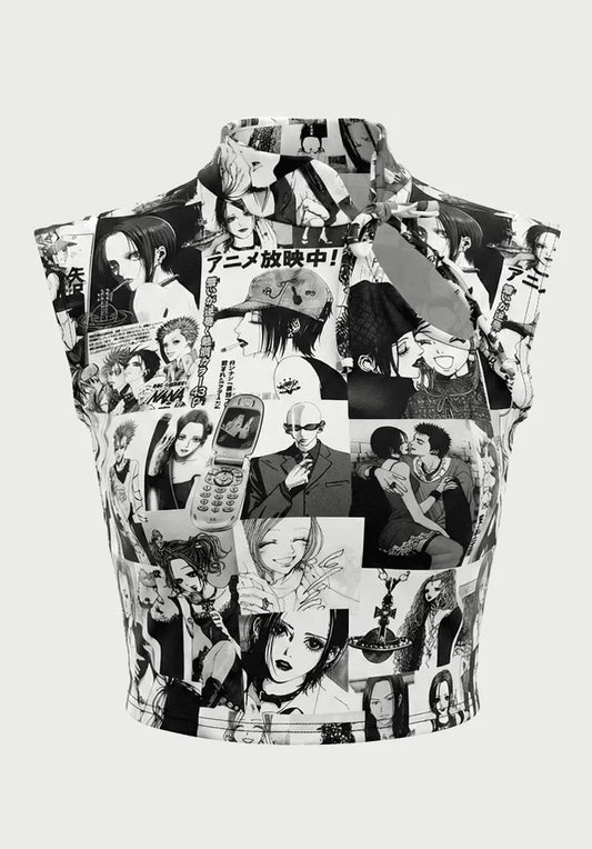 Top Estilo Japonés | Manga Collage Nana Anime estilo y2k harajuku