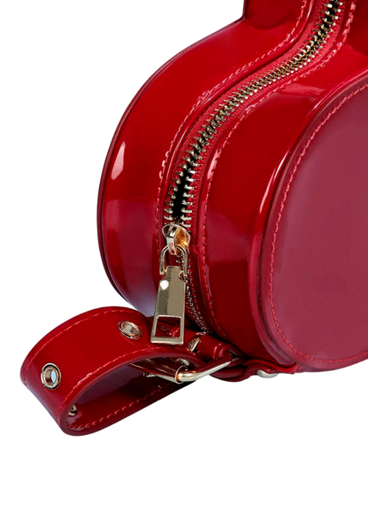 Cartera corazón roja