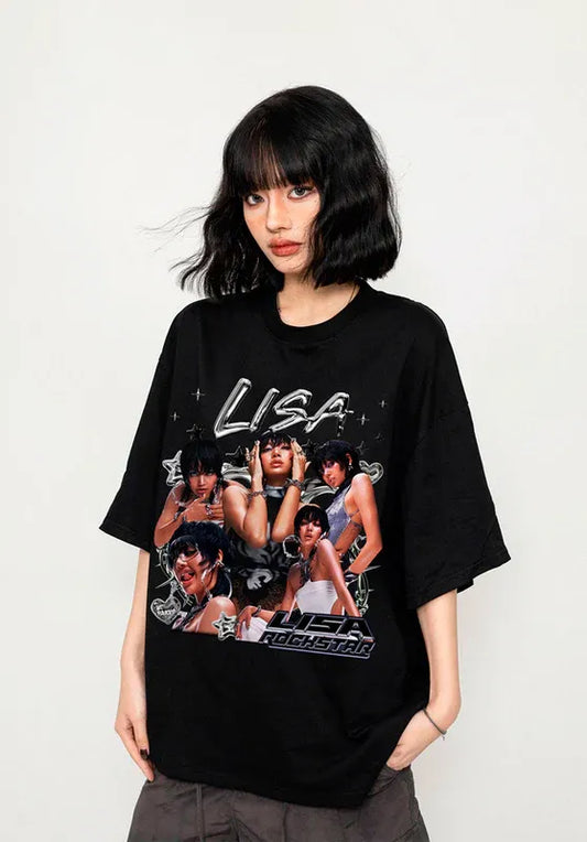 Polera Lisa - Estilo K-pop con Actitud Rockstar