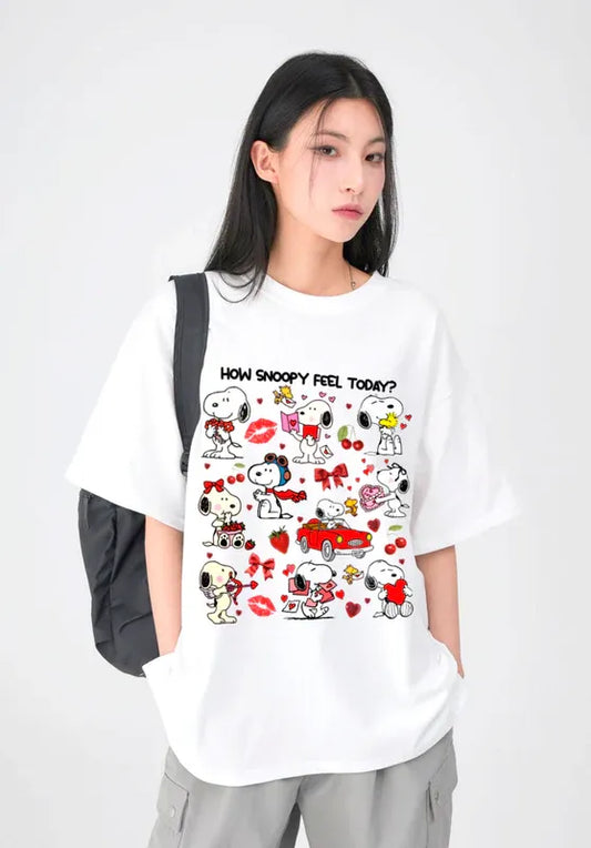 Polera Snoopy - Estilo Clásico y Casual retro