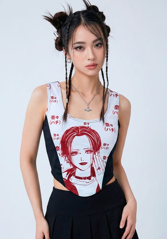 Top Tipo Corset Nana | Anime NANA Estilo Punk & Cute