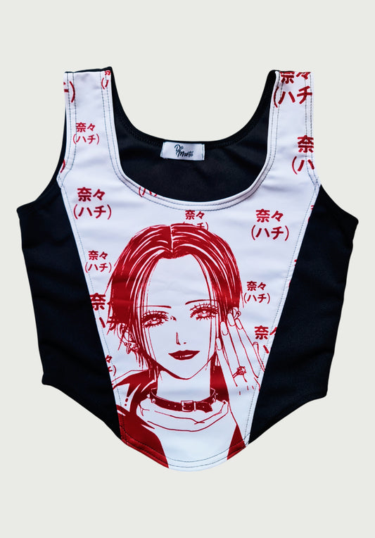 Top Tipo Corset Nana | Anime NANA Estilo Punk & Cute